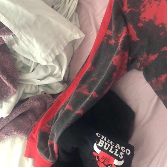 Chicago bulls NBA tie-dye crop top size 3X - Picture 4 of 5